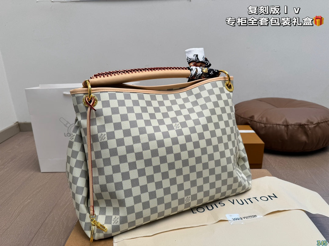 Lv Artsy MM Monogram Canvas Bag