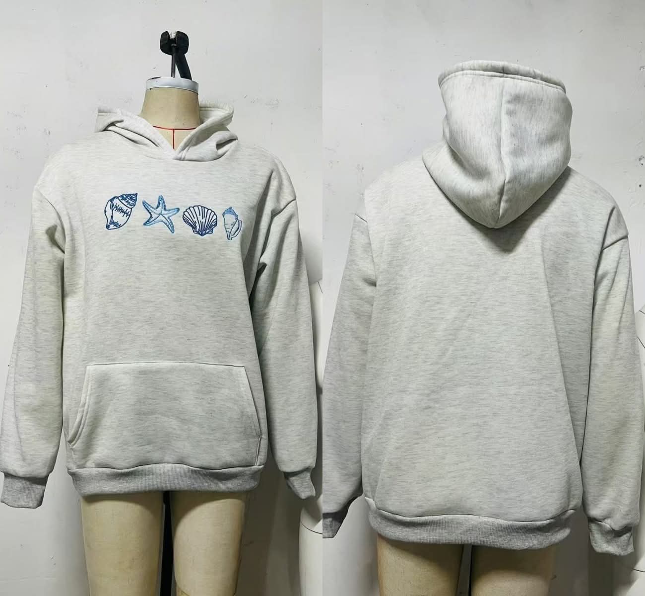 Woman's Embroidery Hoodie