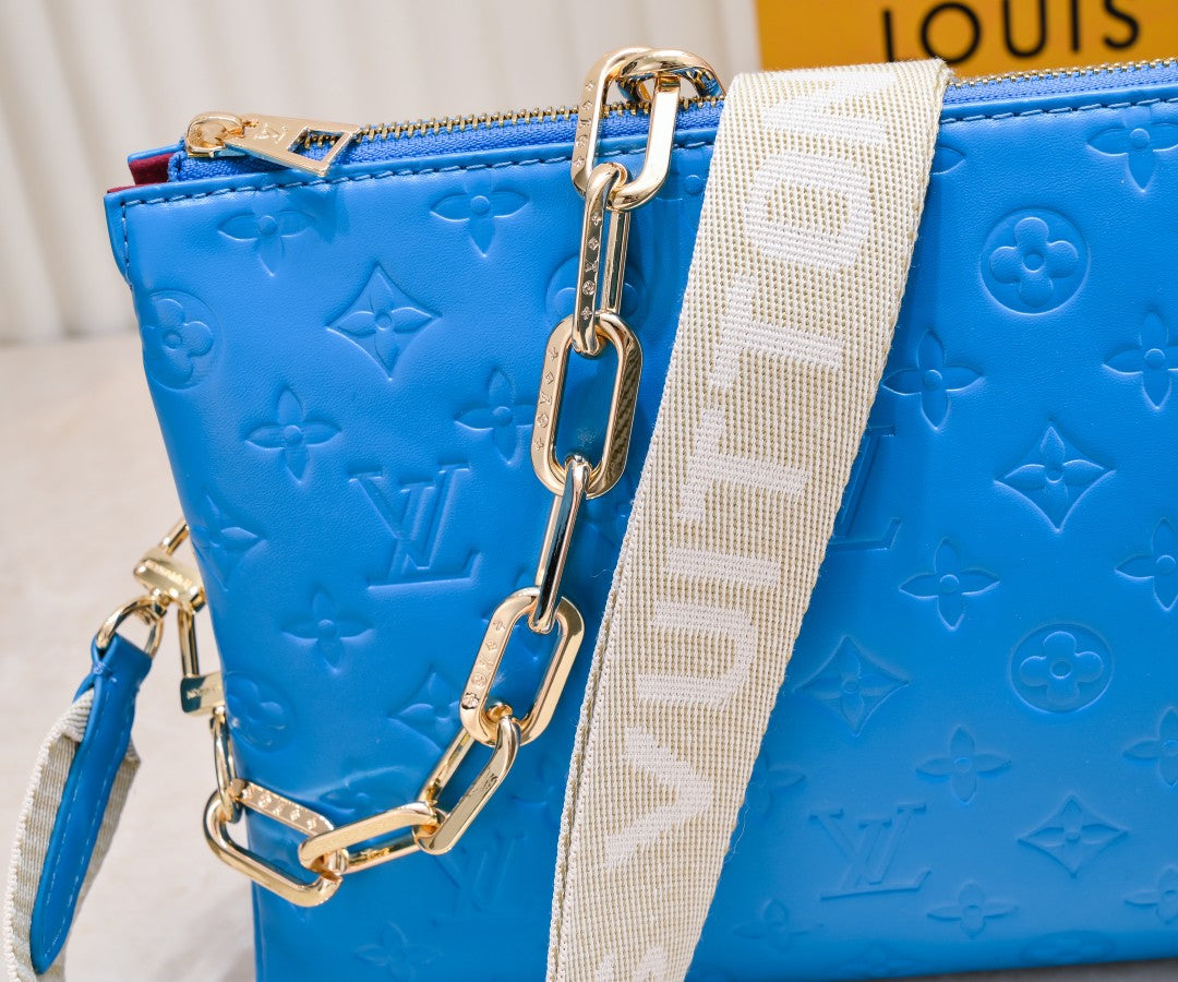 Blue Lv Inspired Crossbody