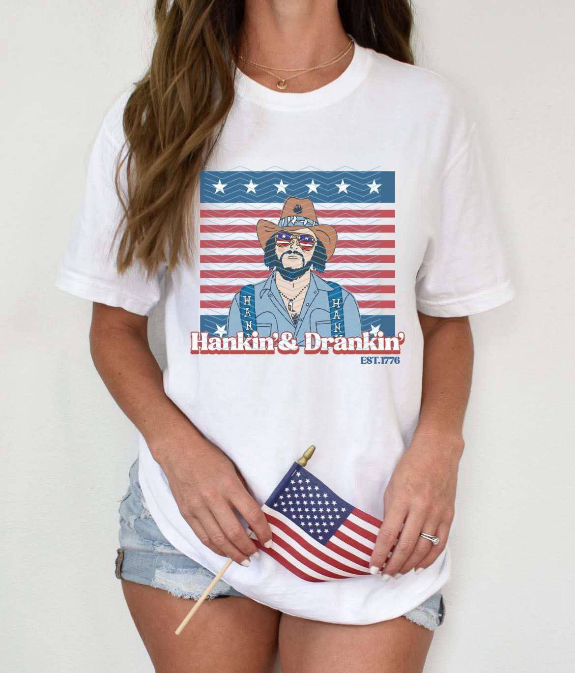 Hank Williams Usa Tshirt 3 Designs to Choose