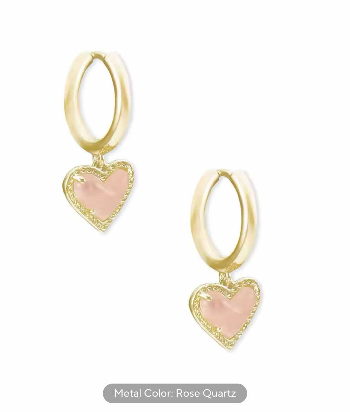 K Huggie Earrings