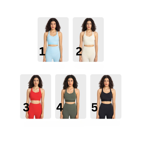Lulu Criss Cross Sport Bra