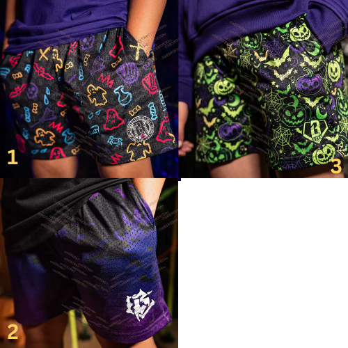 Baseball Life 101 Halloween Shorts