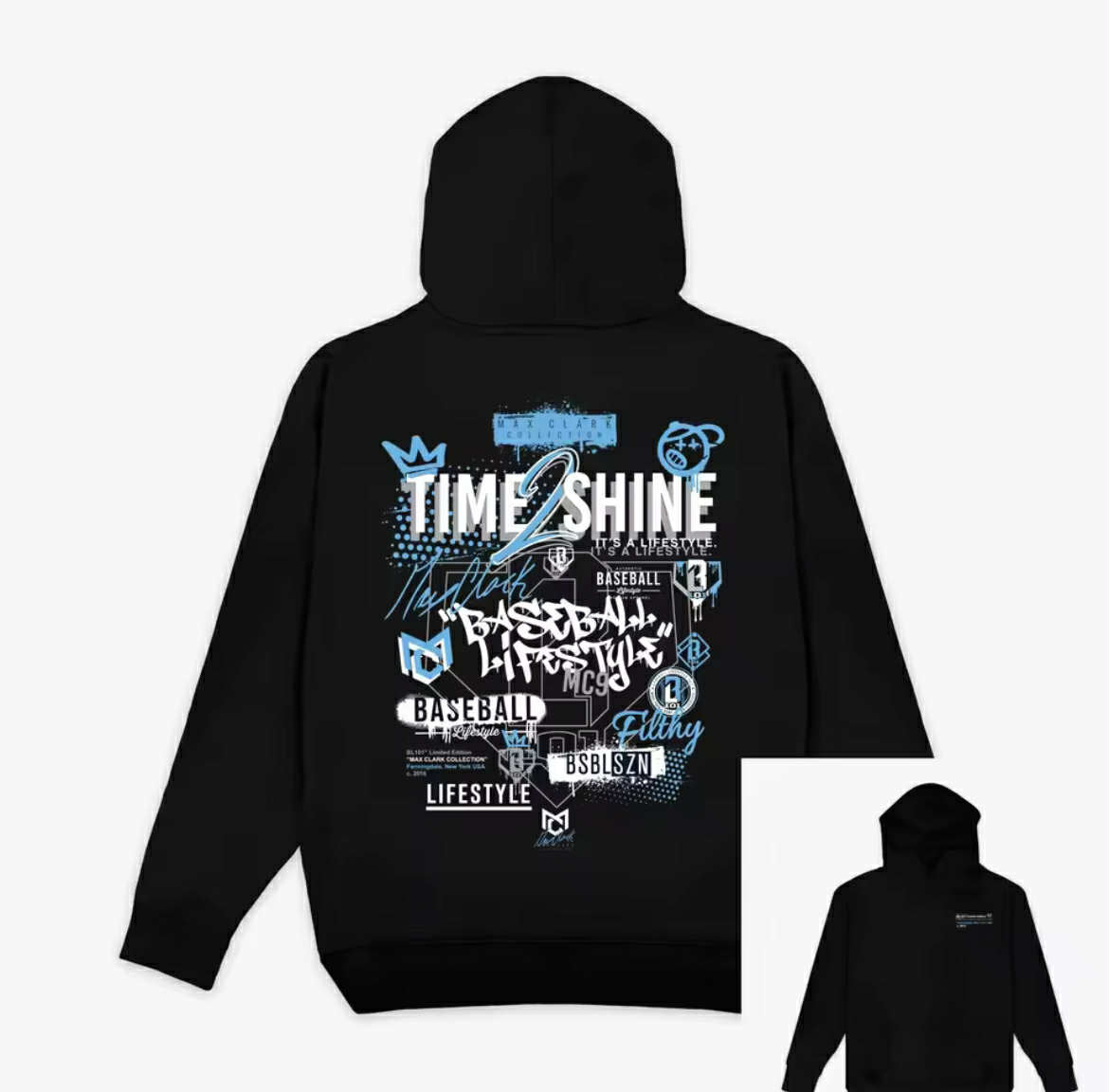 Baseball 101 Youth Hoodie Time to Shine