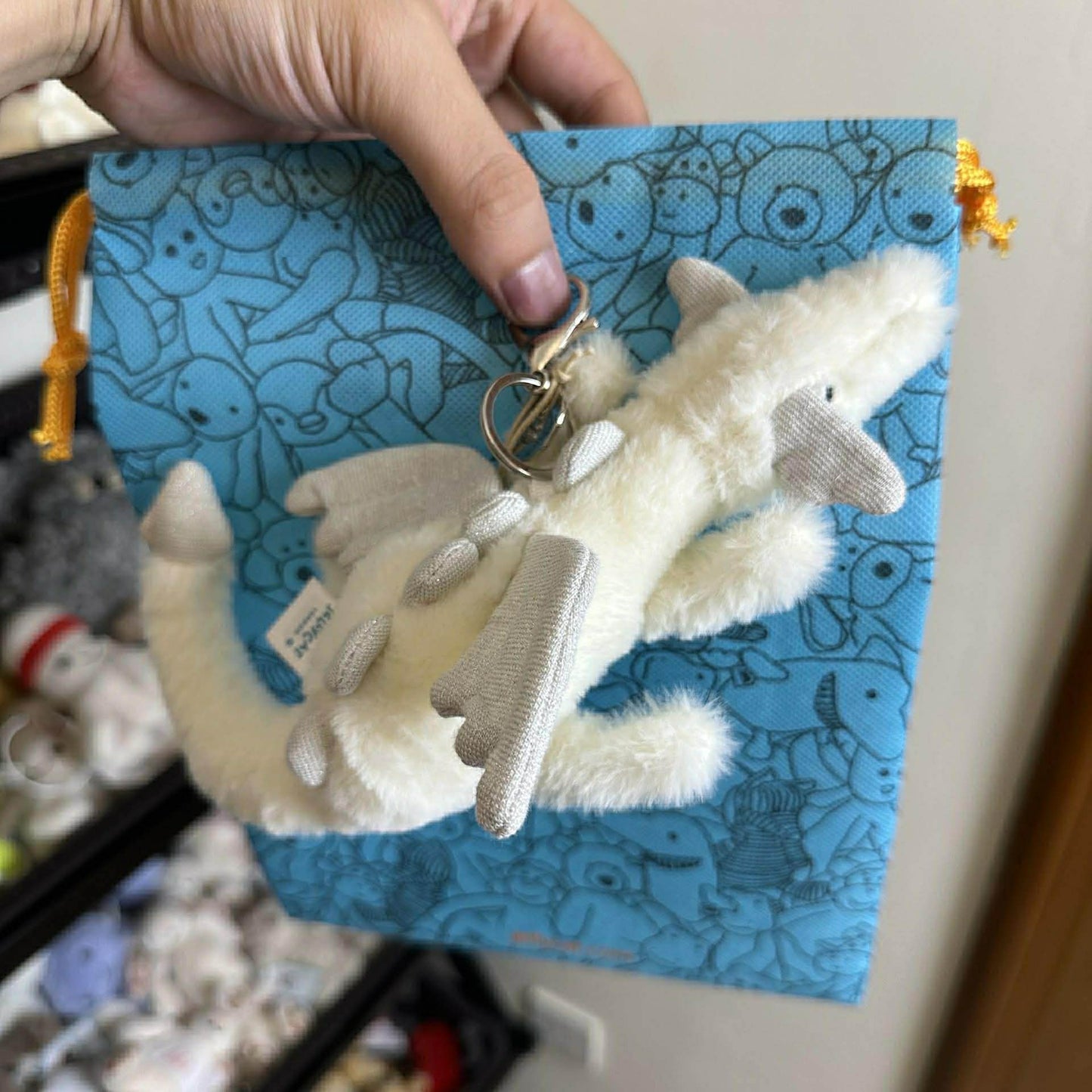 Snowdragon Inspired Jelly Cat Keychain