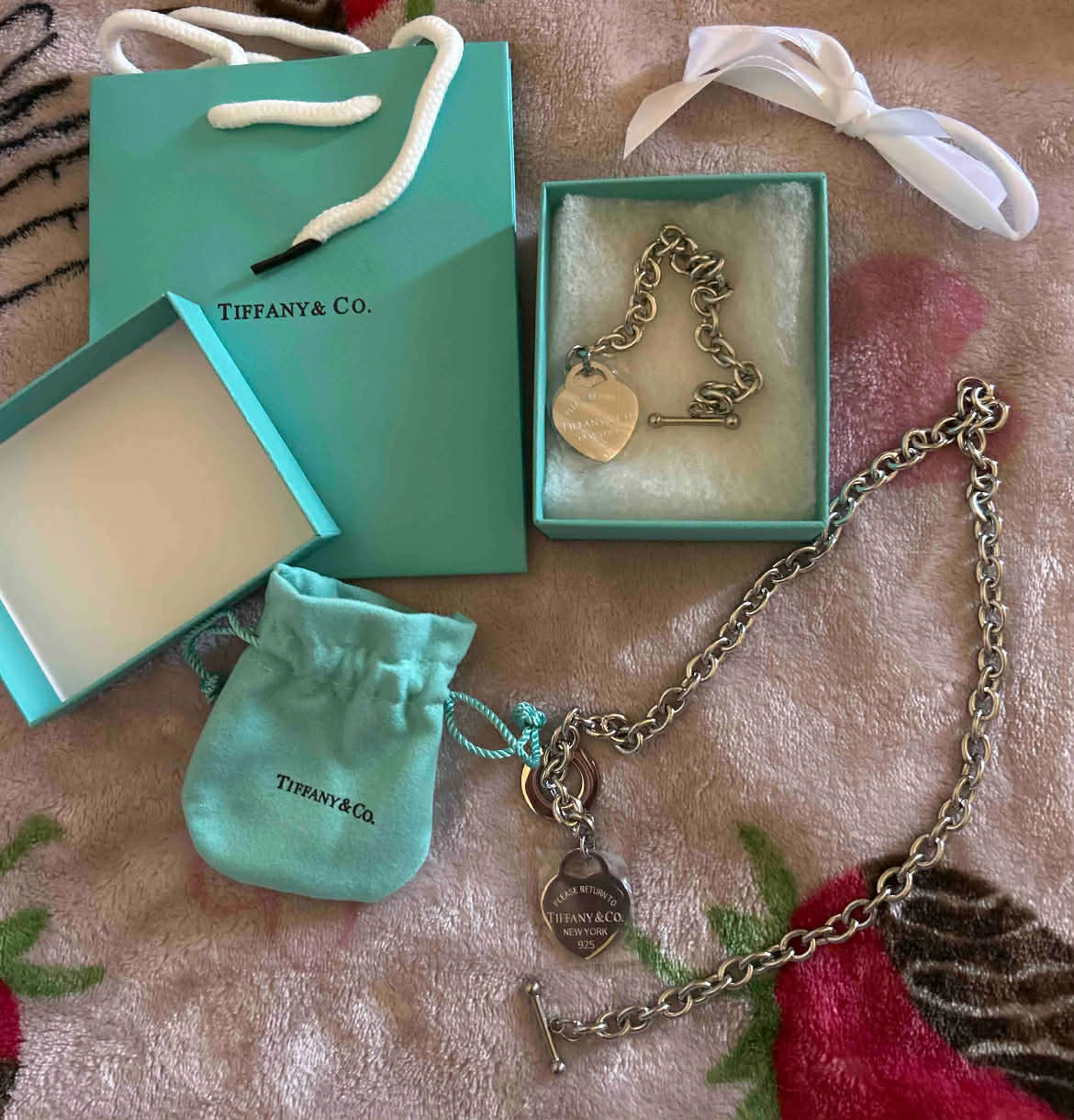 Tiffanys Necklace and bracelet set