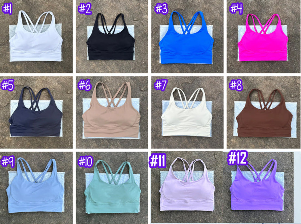 Strappy Lu Inspired Sports Bra