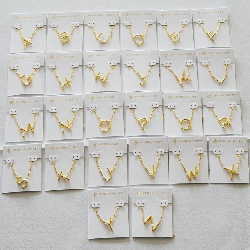 KS Chain Initial Necklace