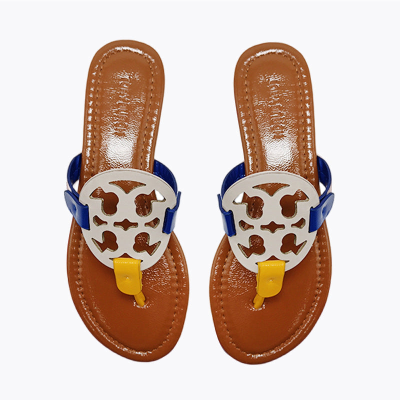Women Color Block TB Sandals