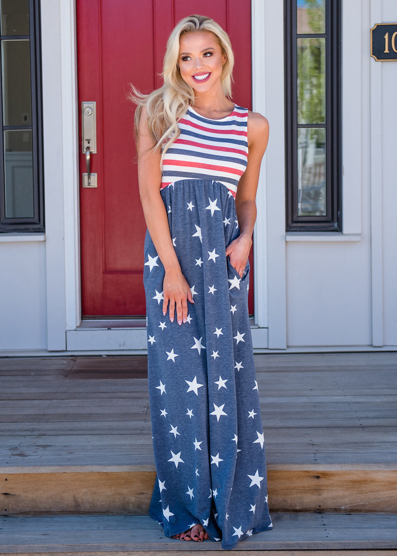 Women's 4th of July Maxi Dresses