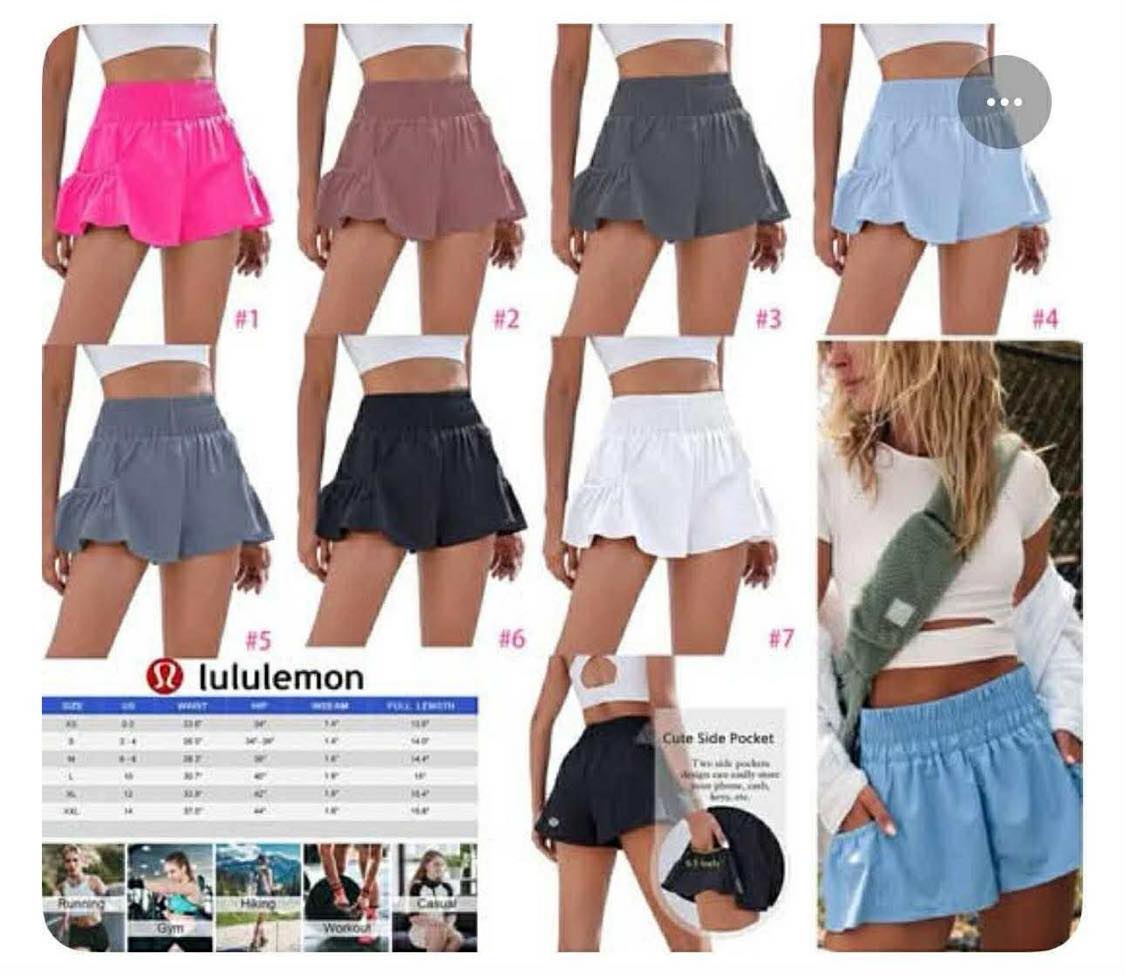 Lu High Waist Shorts W/Pocket