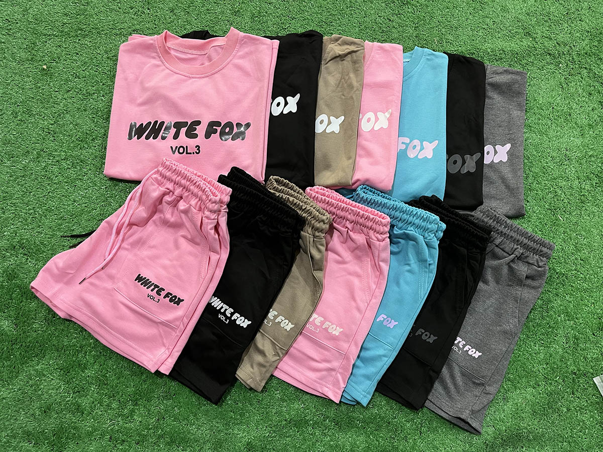 White Fox Inspired Short Set