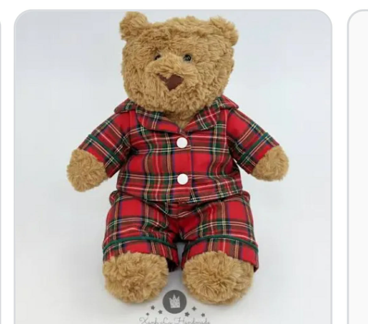 Pajama Bear Inspired Jelly Cat