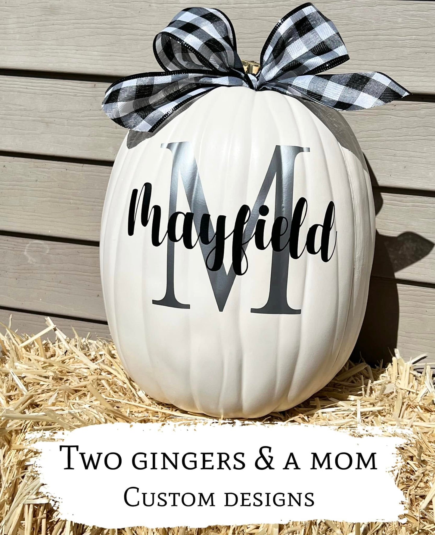 Custom Faux Pumpkins