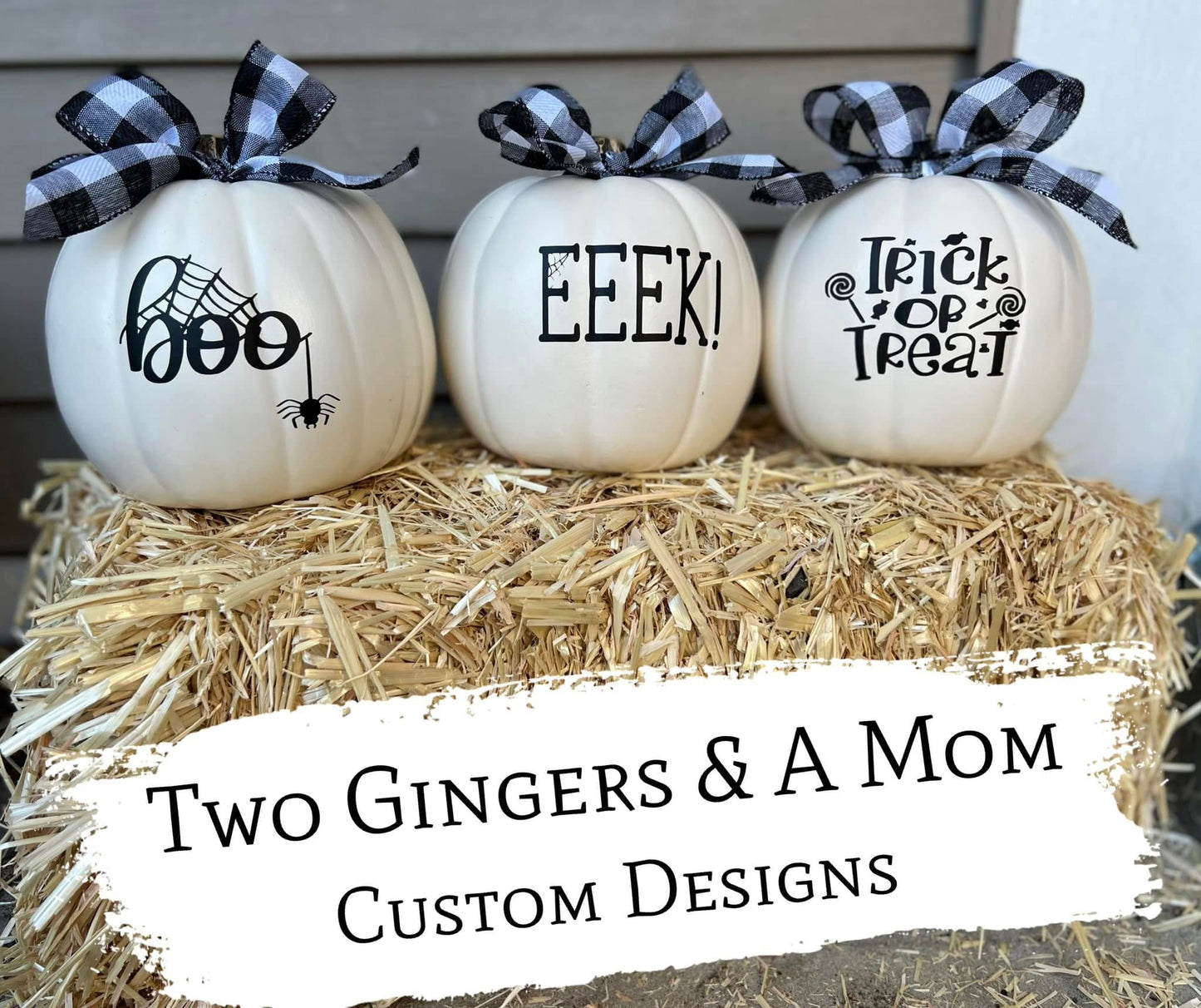 Custom Faux Pumpkins