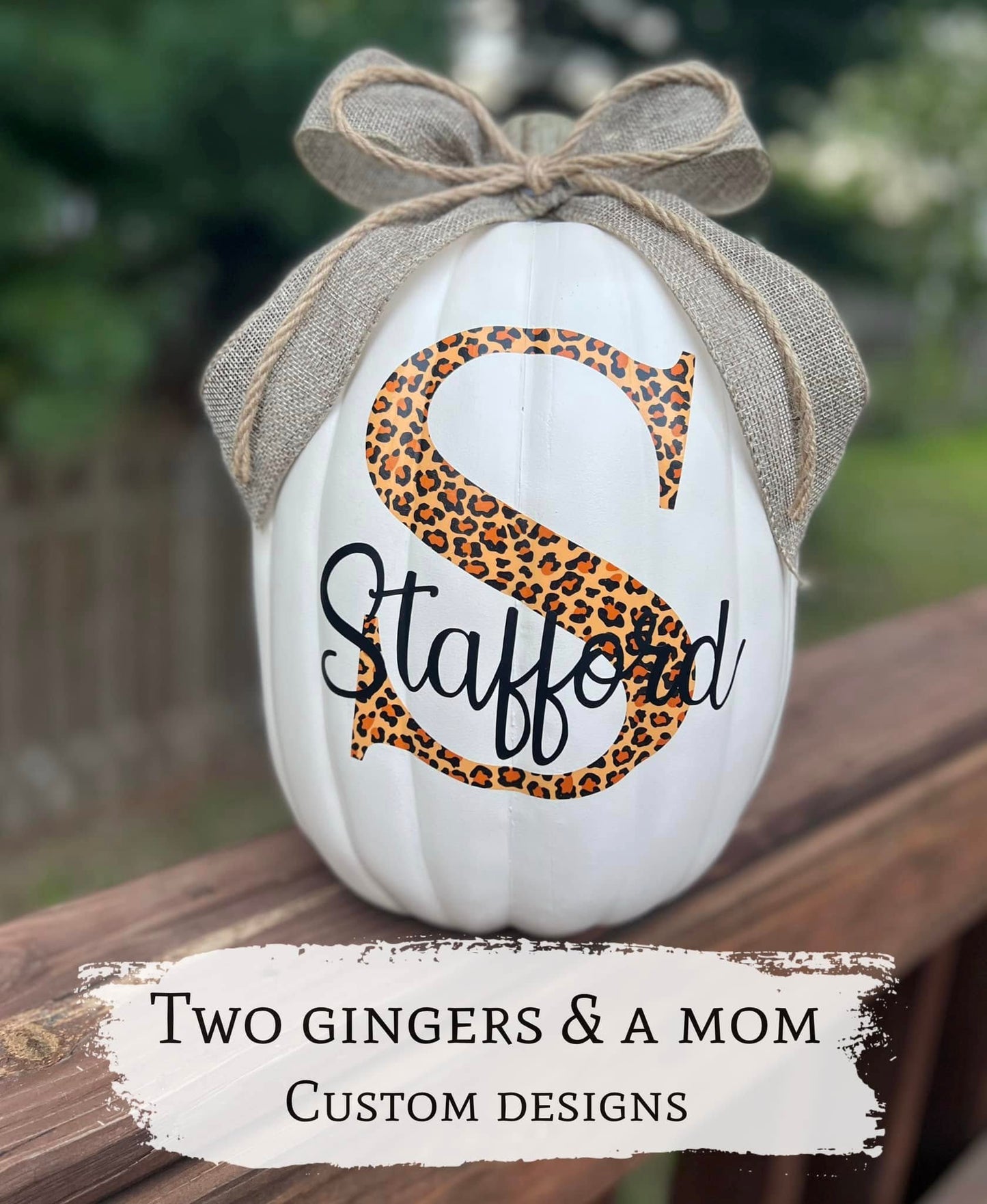 Custom Faux Pumpkins
