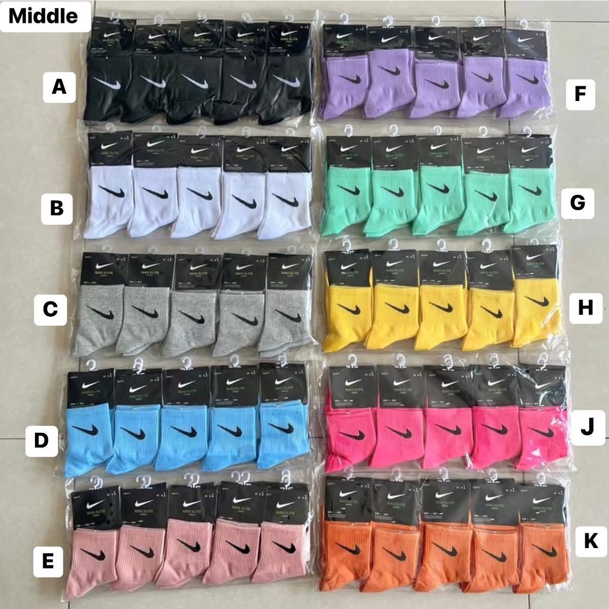 Nk Socks 10 pack Middle Length