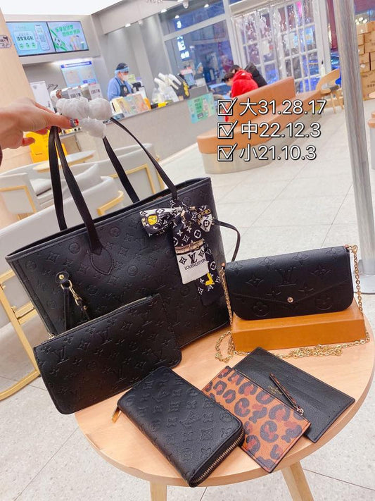 Black LV 5 piece set