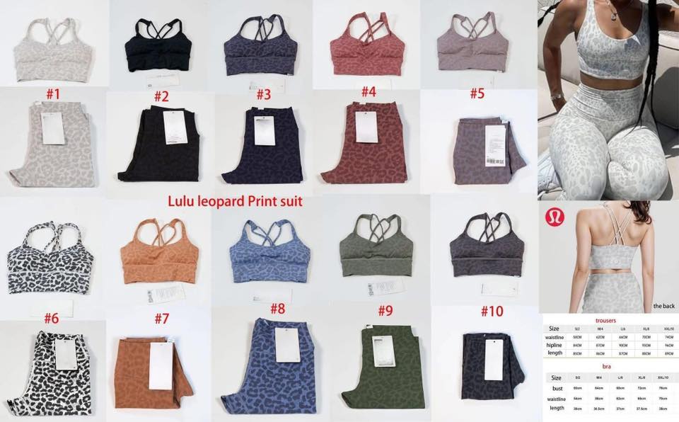 Lu Bra and Legging Set Animal Print