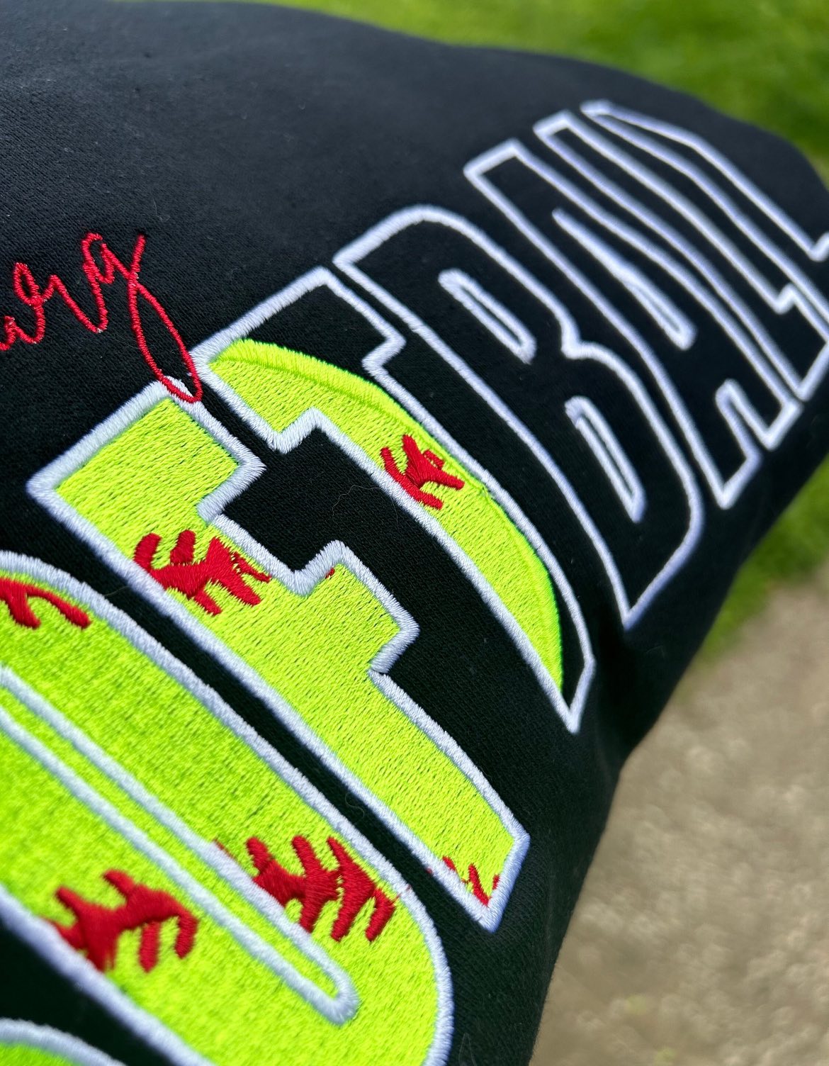 Custom Baseball/Softball Embroidered Sweatshirt