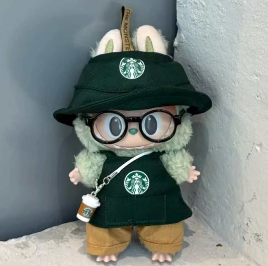 Starbucks Barista Labubu Outfit
