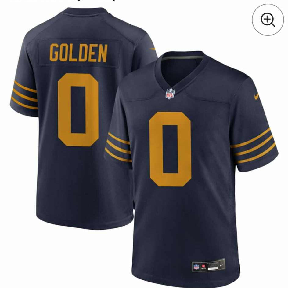 Golden Throwback Packers Jersey