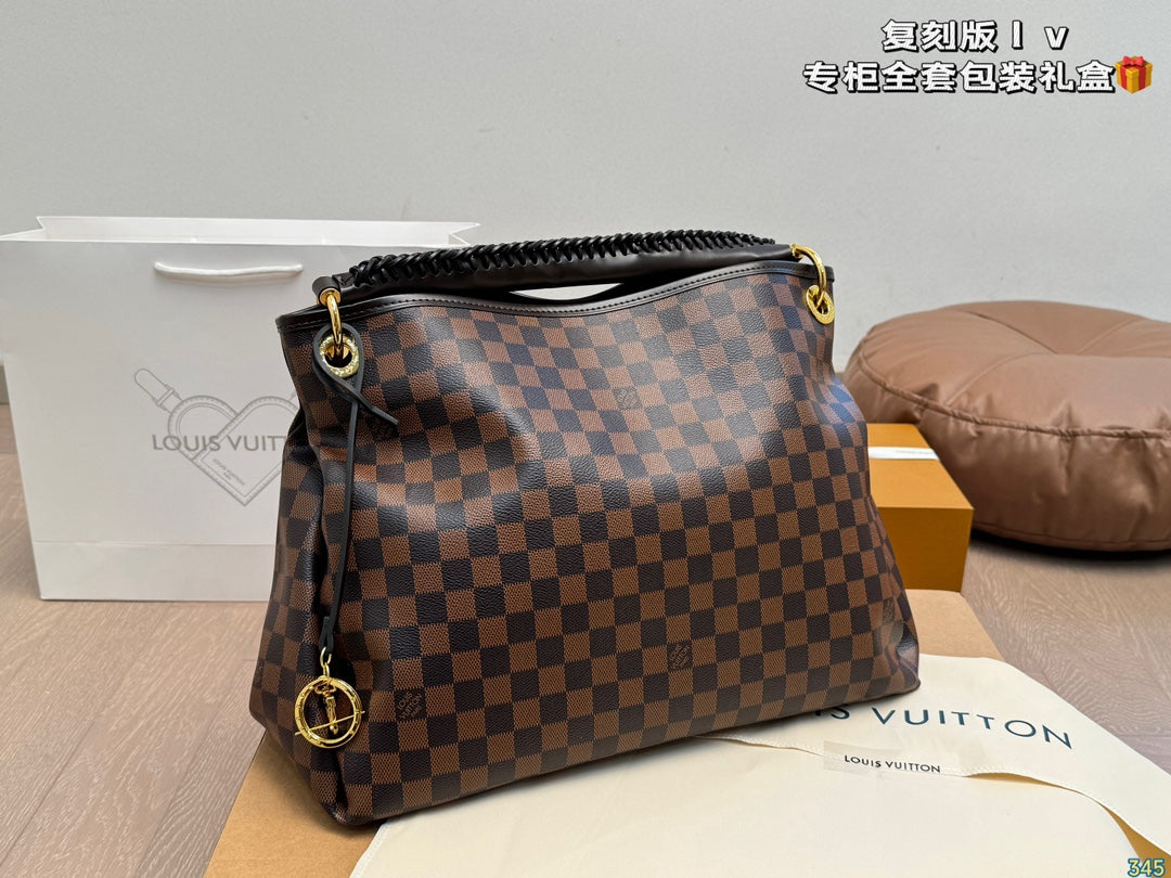 Lv Artsy MM Monogram Canvas Bag