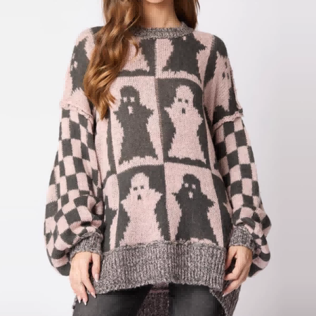Women's Halloween Ghost Pumpkin Sweaters