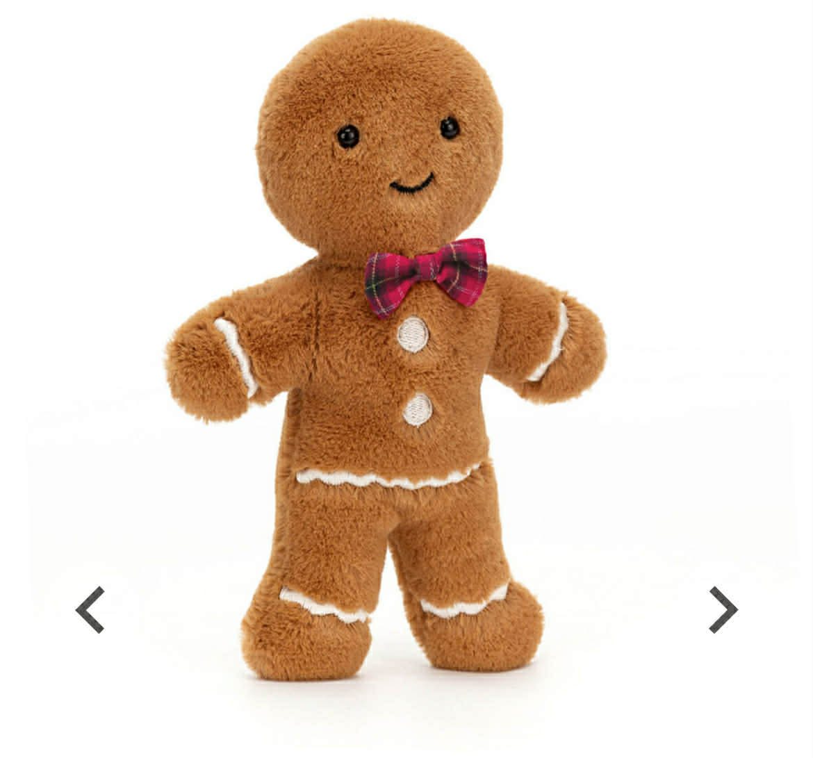 Medium Gingerbread man Inspired Jelly Cat