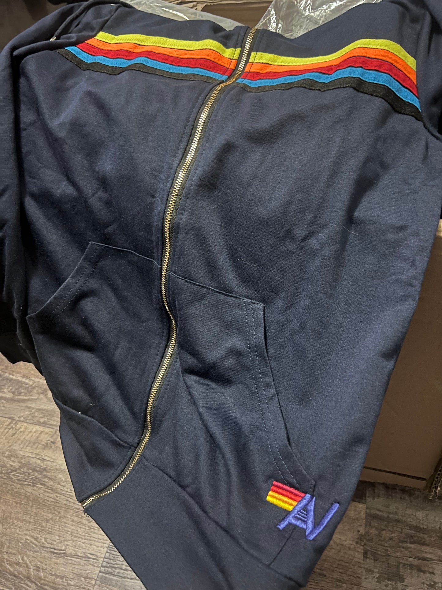 AV Nation zip Hoodie