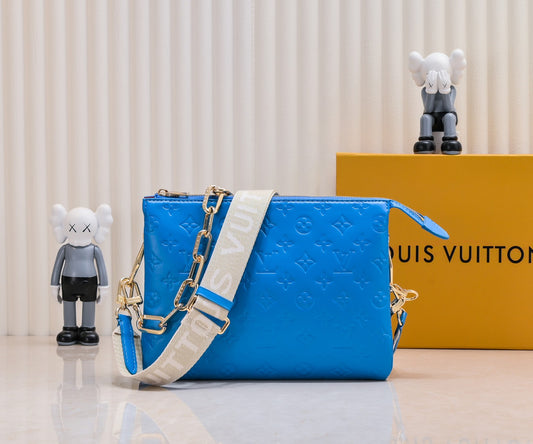 Blue Lv Inspired Crossbody