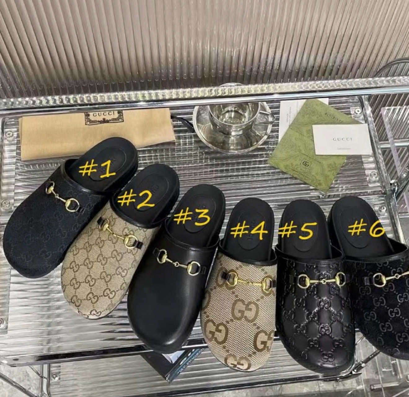 G Slipper Sandals