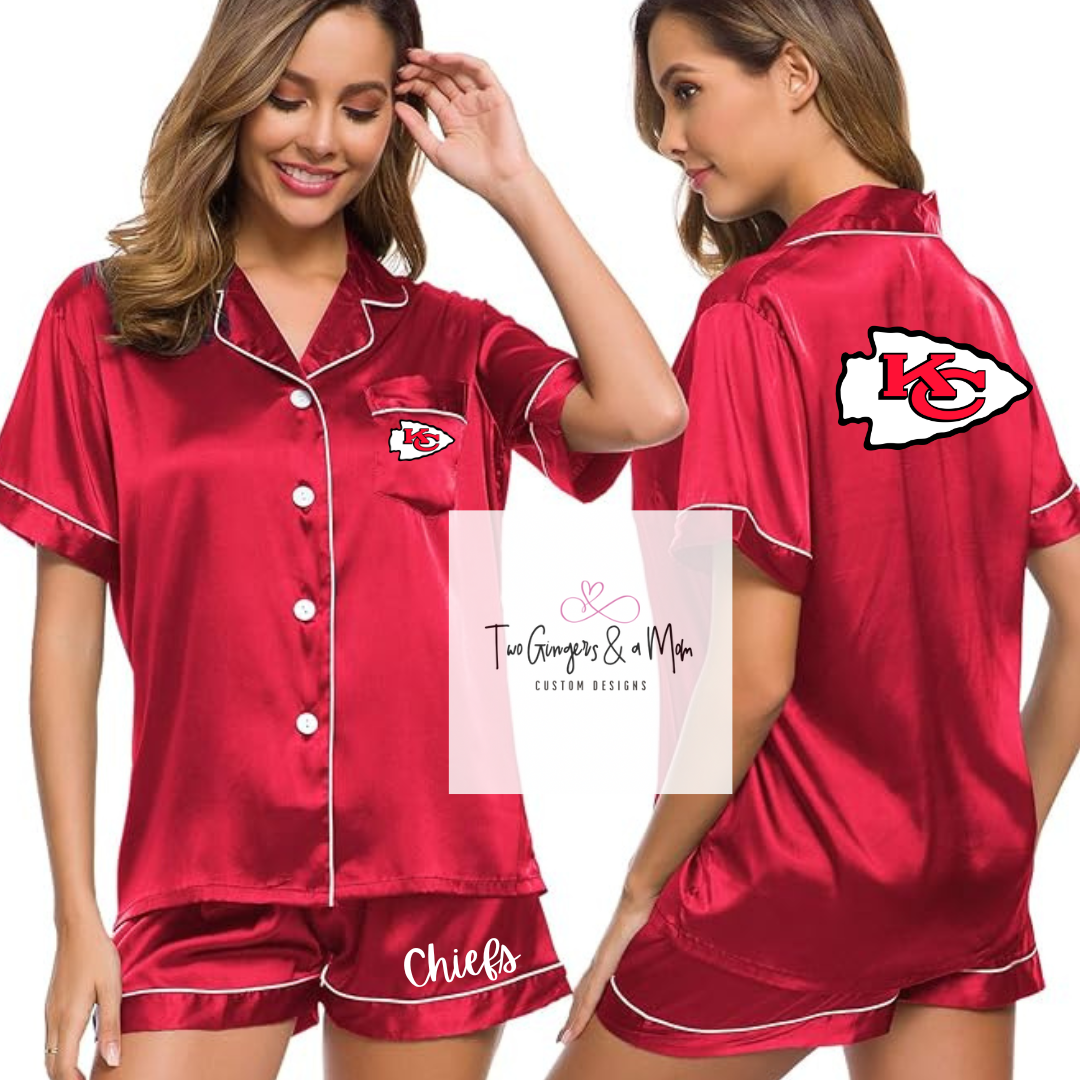 KC Chiefs Two Piece Pajamas