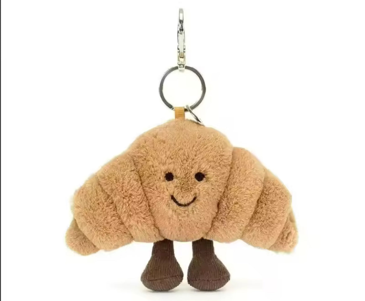 Croissant Jelly cat Keychain