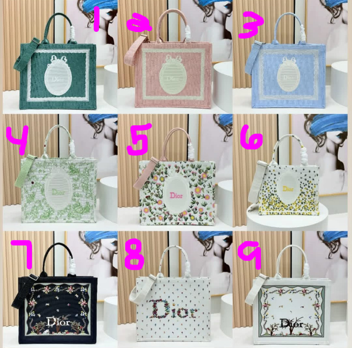 Dior Tote 3 Sizes