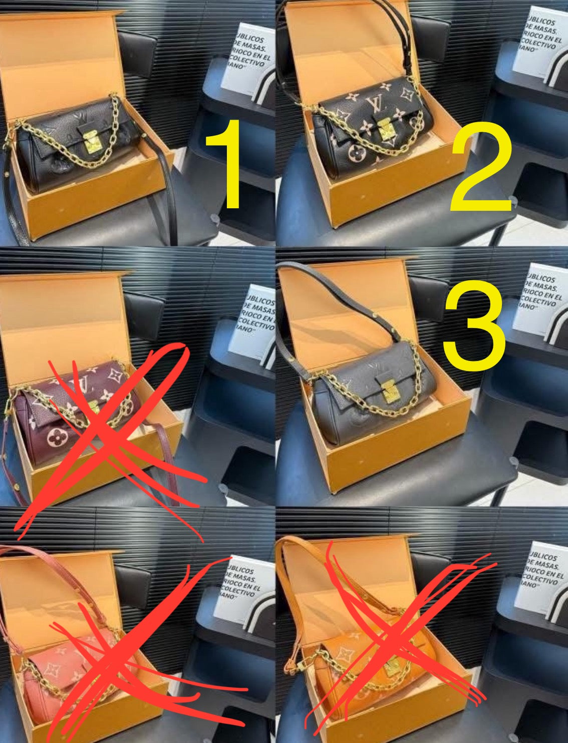 LV Inspired Small Chain Purse