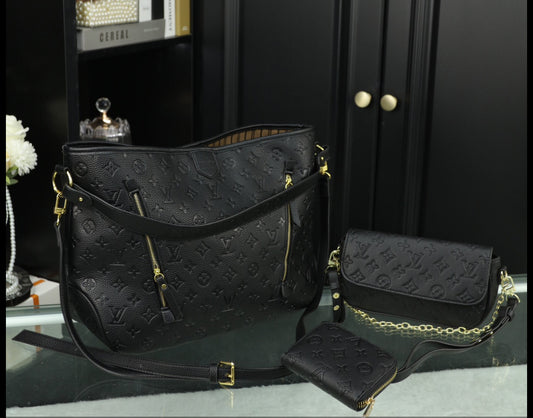 Black LV 3 piece set
