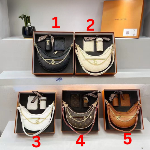 Lv Crescent Bag Boxed Set