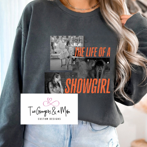 The Life of a Showgirl Acid Wash Sweatshirt
