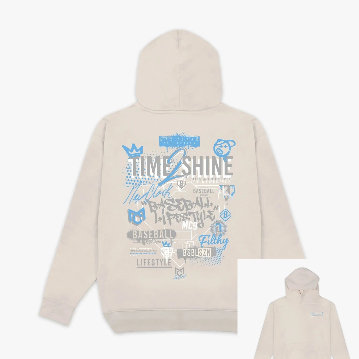 Baseball 101 Youth Hoodie Time to Shine