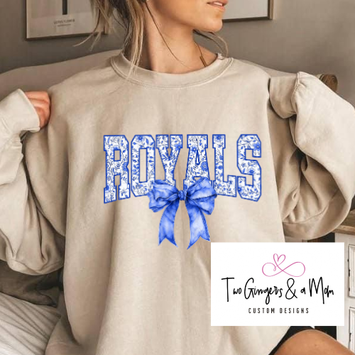 Royals Floral Crewneck Sweatshirt