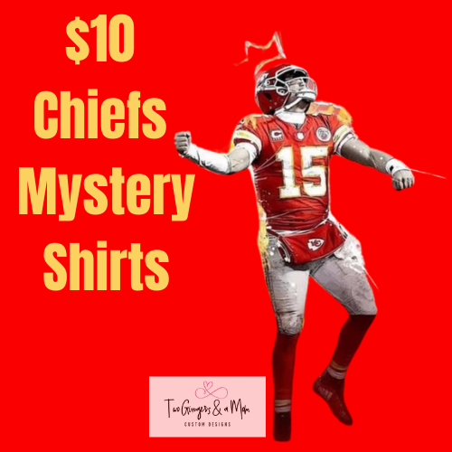 KC CHIEFS $12 MYSTERY T-SHIRT