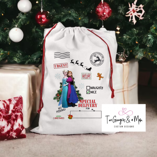 Custom Jumbo Santa Sacks