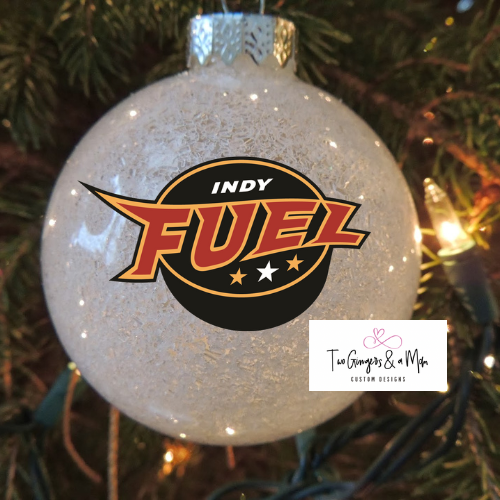 Fuel Hockey Glitter Ornament