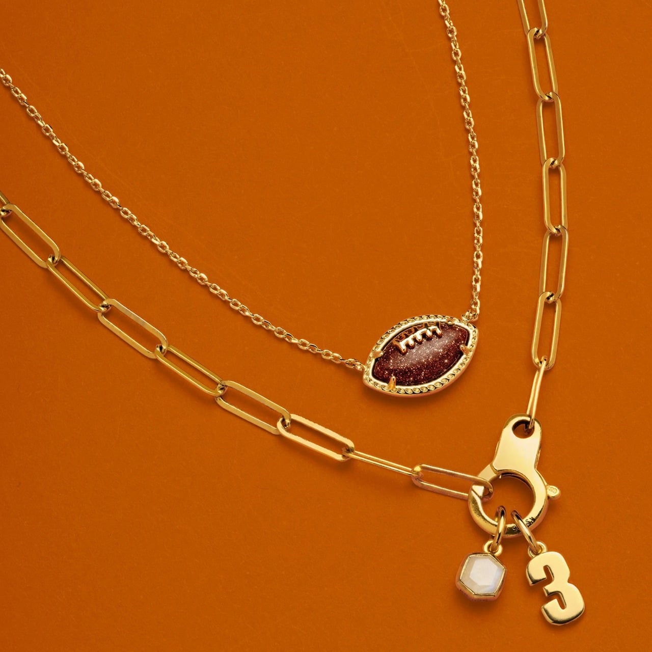 KS Sports Necklace with Number Charm