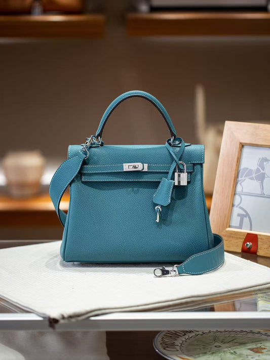 Turquoise or Brown Birk Bag