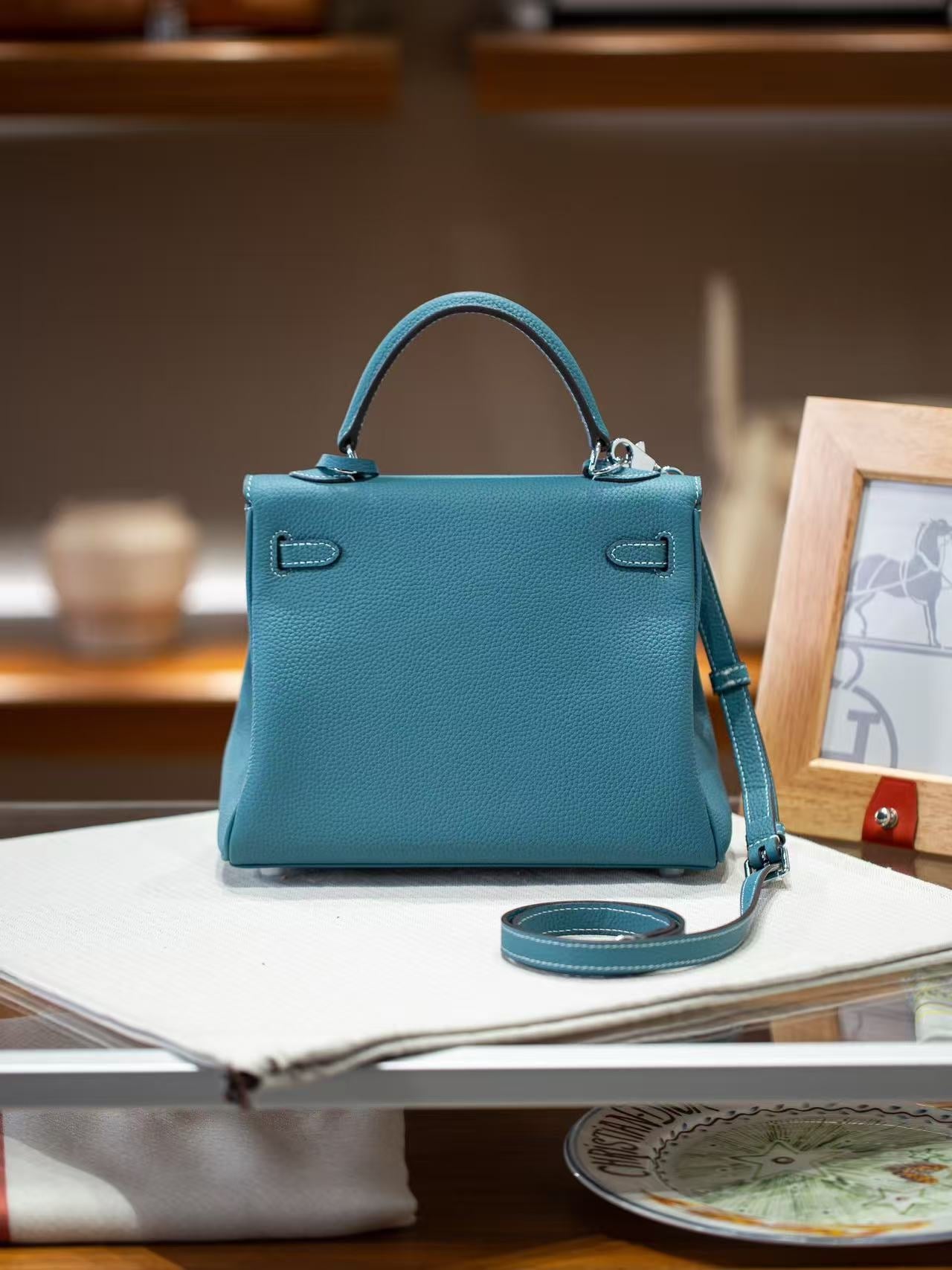 Turquoise or Brown Birk Bag