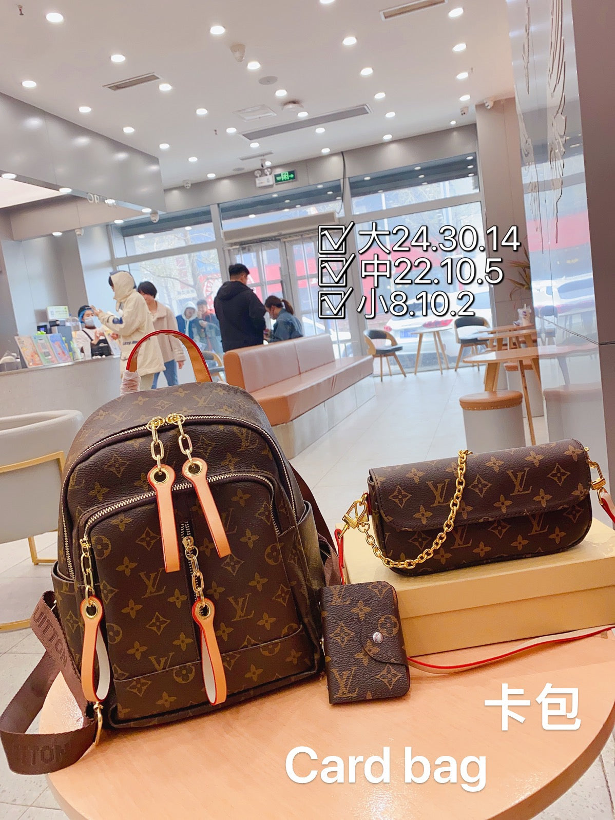 L Inspired Backpack Set