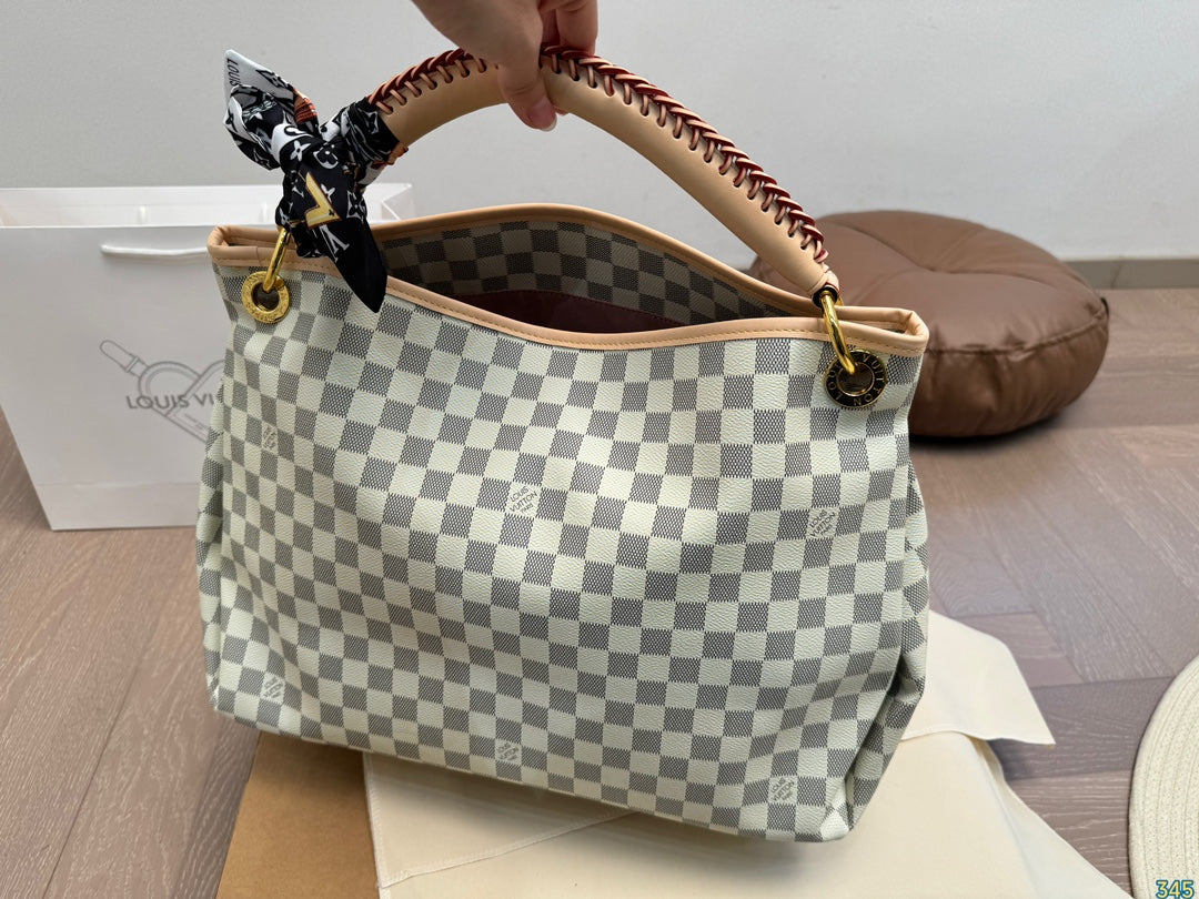 Lv Artsy MM Monogram Canvas Bag