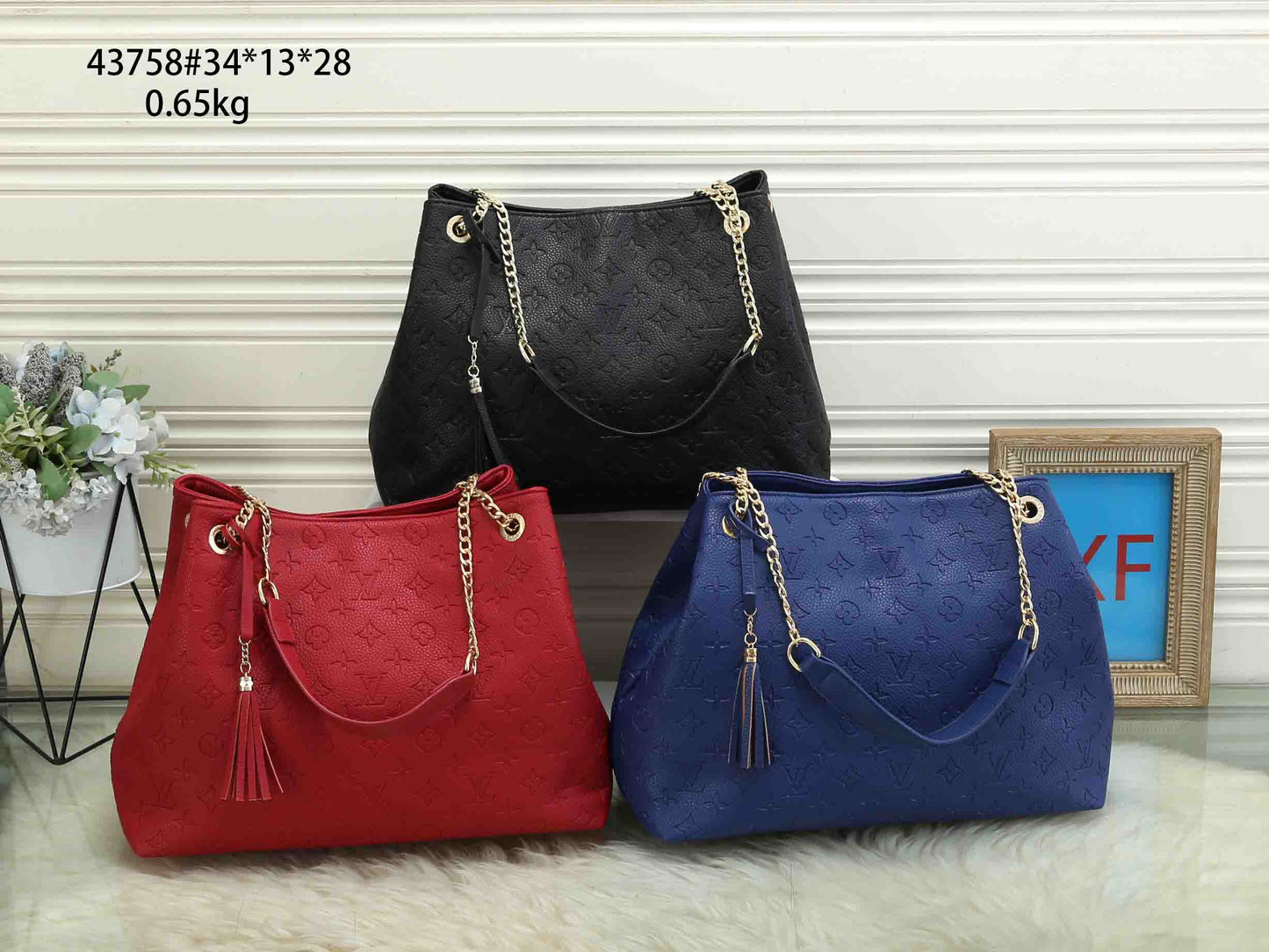 L Inspired Bucket Bag